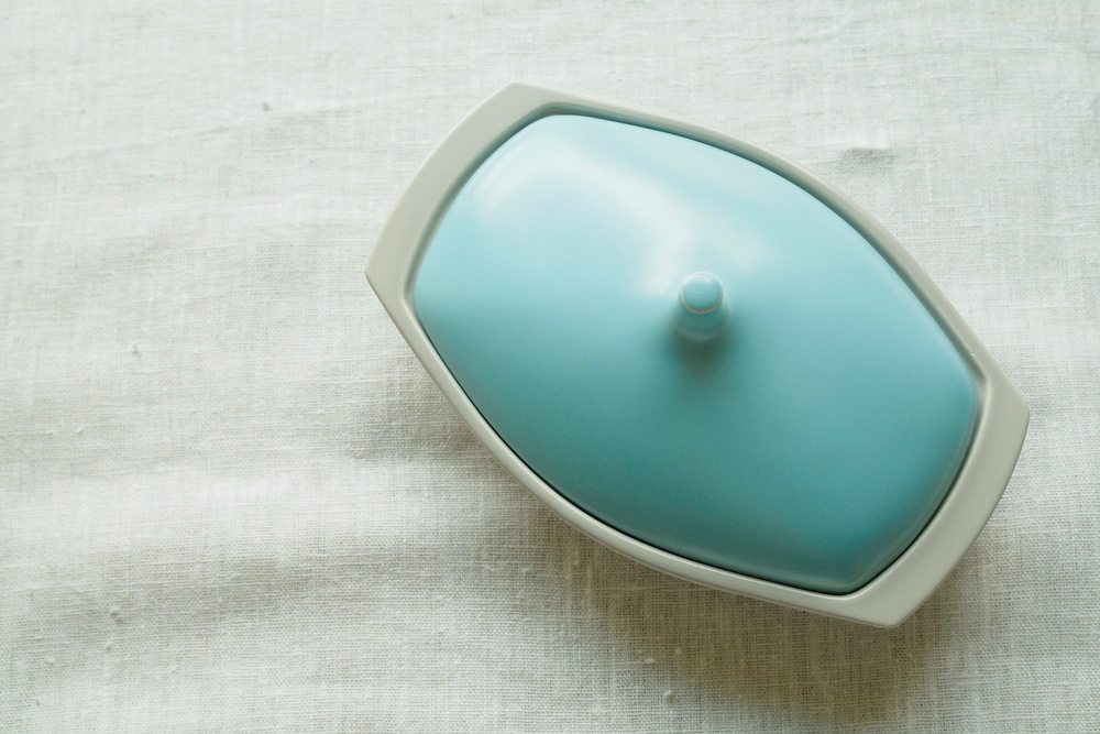 Poole Pottery Butter dish<p>プール・ポタリー バターディッシュ</p>