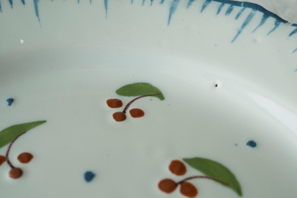 Antique(18ct) Handpainted  plate<p>アンティーク(18世紀頃) 手描きプレート</p>