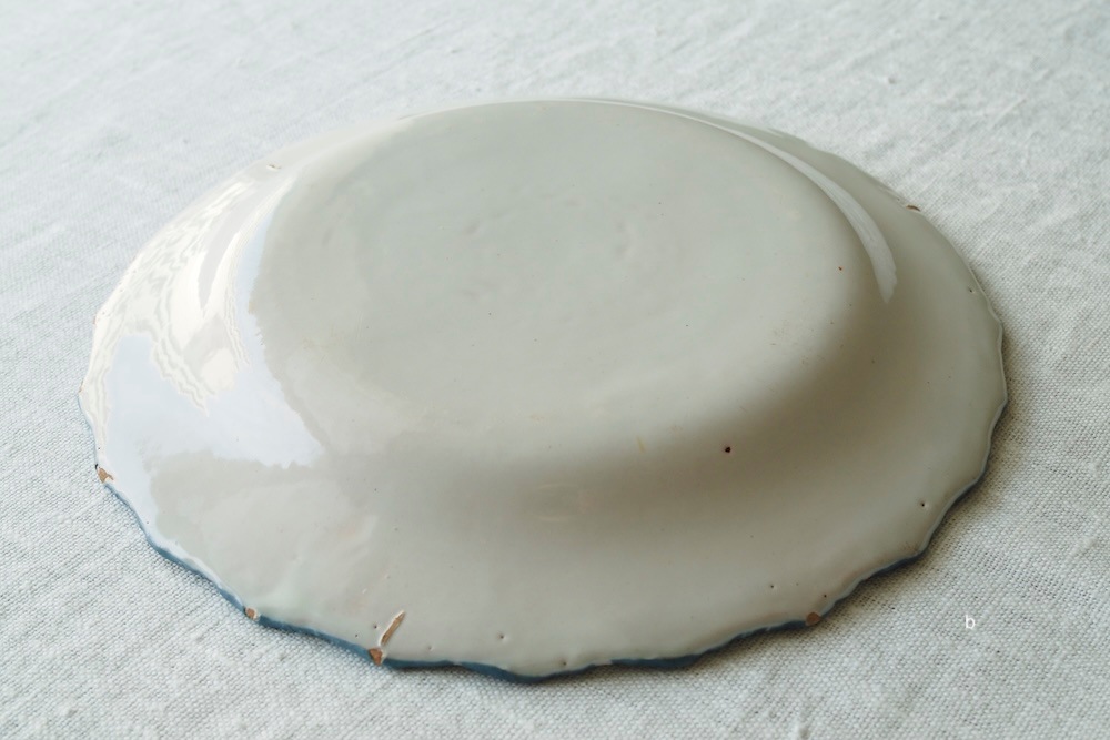 Antique(18ct) Handpainted  plate<p>アンティーク(18世紀頃) 手描きプレート</p>