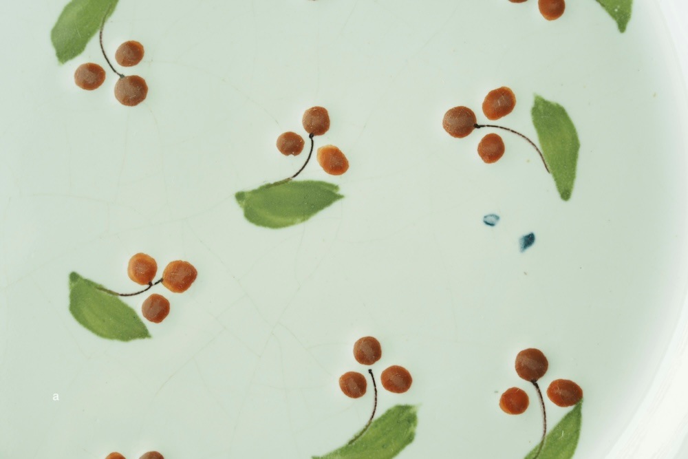 Antique(18ct) Handpainted  plate<p>アンティーク(18世紀頃) 手描きプレート</p>