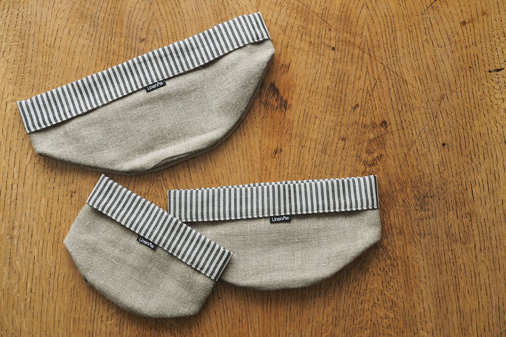 LinenMe Basket Jazz stripe <p>リネンミー バスケット ジャズ ストライプ </p>