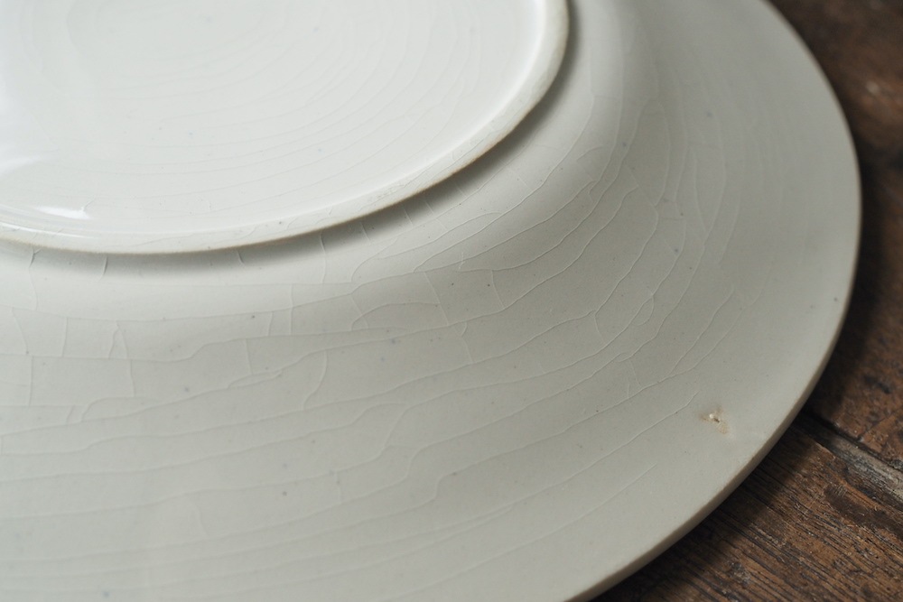 PORCELAINE OPAQUE DE GIEN antique plate<p> ジアンアンティークプレート</p>