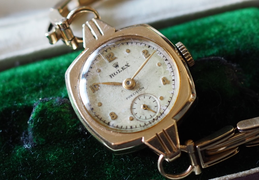 ROLEX レディース 手巻 腕時計 9KYG 1940年代