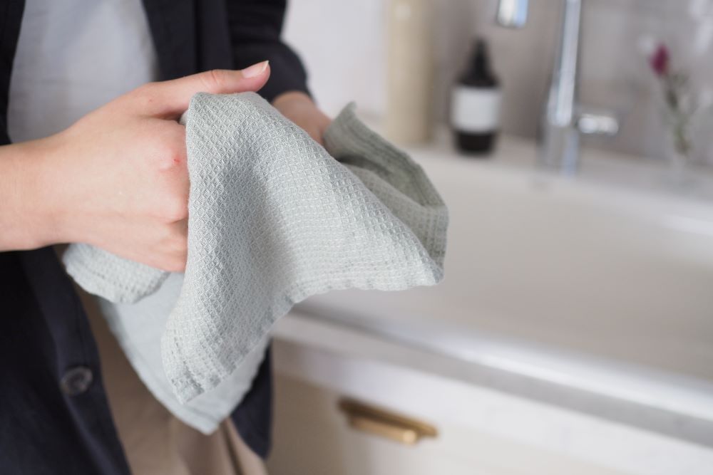 リネンミー リネン ウォッシュド ワッフル ウォッシュ クロス｜ D+E MARKET Online