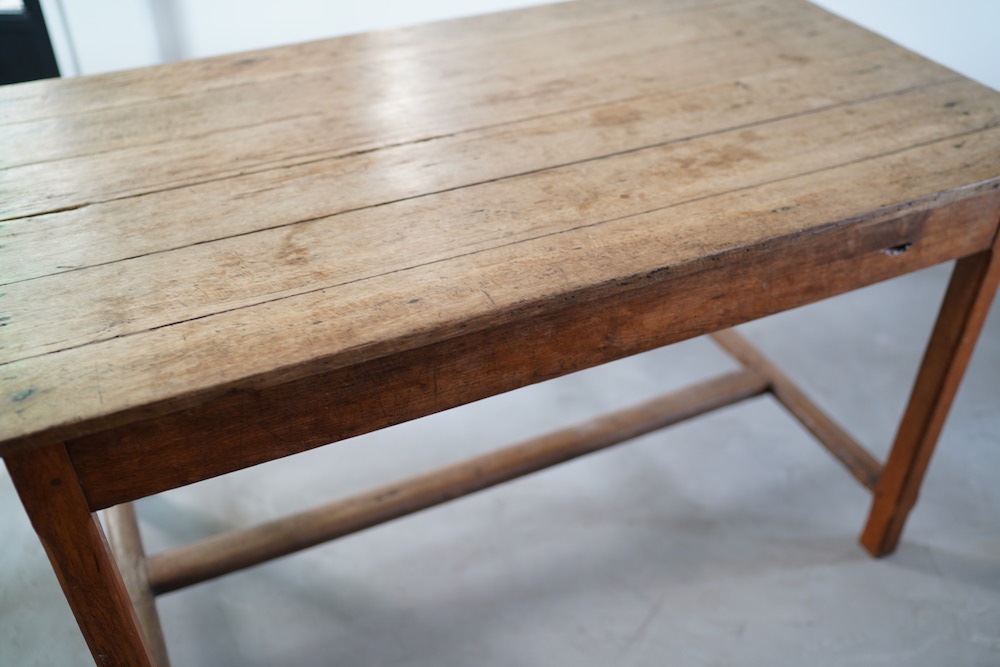 ヴィンテージ オークテーブル (B) ｜ D+E MARKET Online