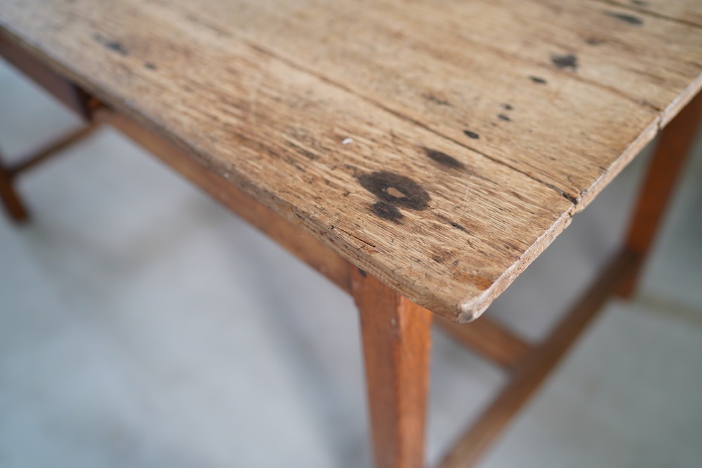 ヴィンテージ オークテーブル (B) ｜ D+E MARKET Online