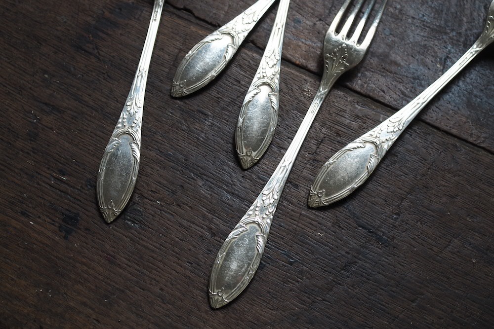 GERO silverplate serving fork<p>GERO社シルバープレートサービングフォーク</p>