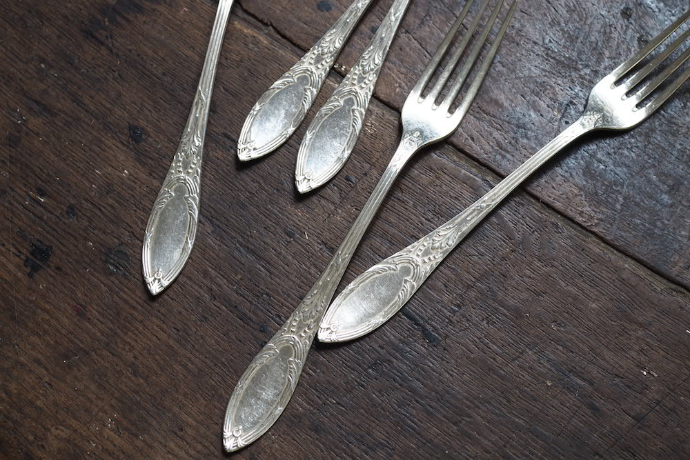 GERO silverplate serving fork<p>GERO社シルバープレートサービングフォーク</p>