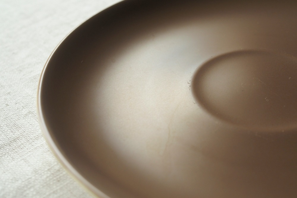 Poole Pottery soup cup&saucer(Sepia&Mushroom)<P>プール・ポタリー スープカップ&ソーサー(セピア&マッシュルーム)</p>