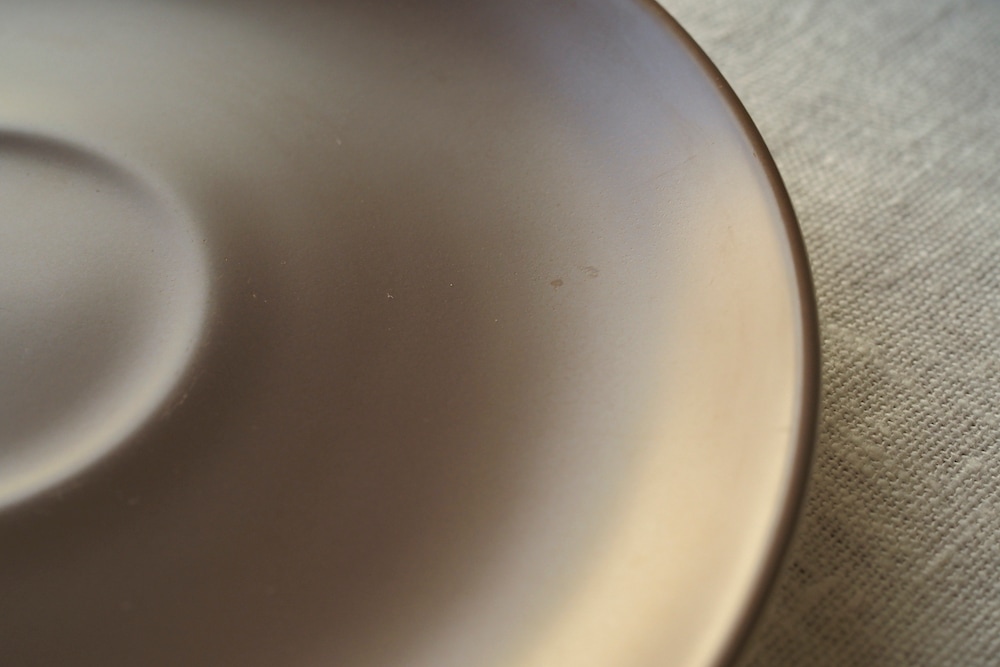 Poole Pottery soup cup&saucer(Sepia&Mushroom)<P>プール・ポタリー スープカップ&ソーサー(セピア&マッシュルーム)</p>