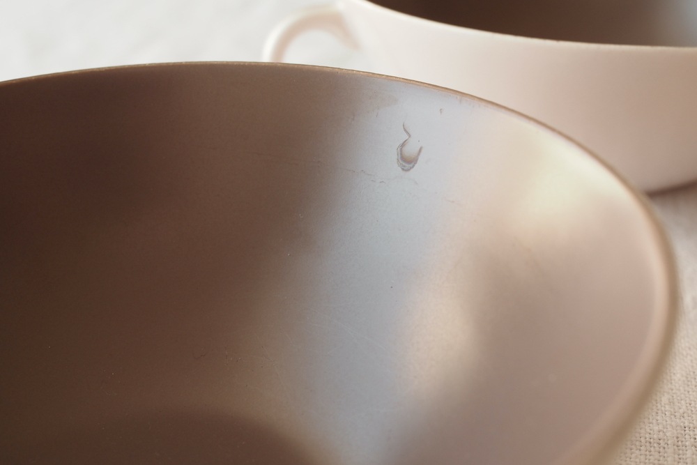 Poole Pottery soup cup&saucer(Sepia&Mushroom)<P>プール・ポタリー スープカップ&ソーサー(セピア&マッシュルーム)</p>