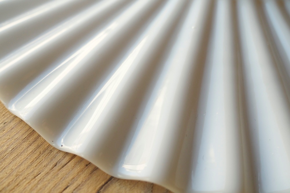 Milk glass lamp shade A<p>ミルクガラスランプシェード A</p>