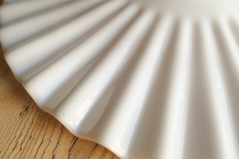 Milk glass lamp shade A<p>ミルクガラスランプシェード A</p>