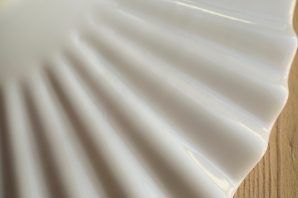 Milk glass lamp shade A<p>ミルクガラスランプシェード A</p>