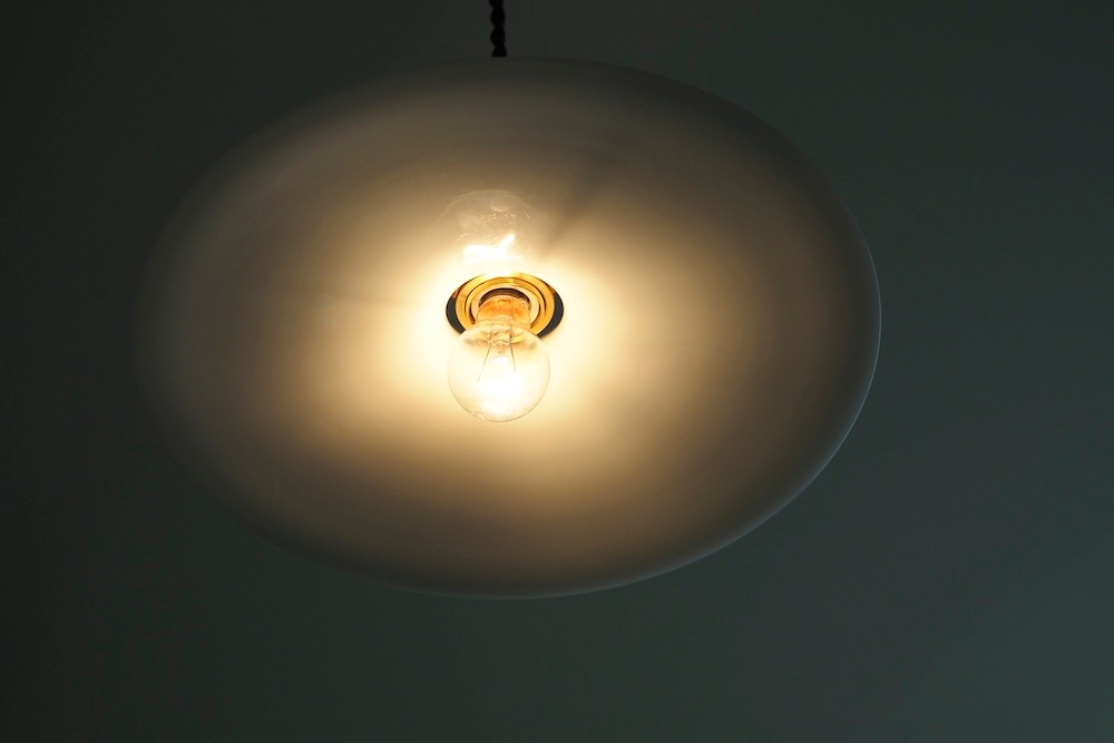 Milk glass lamp shade B<p>ミルクガラスランプシェード B</p>