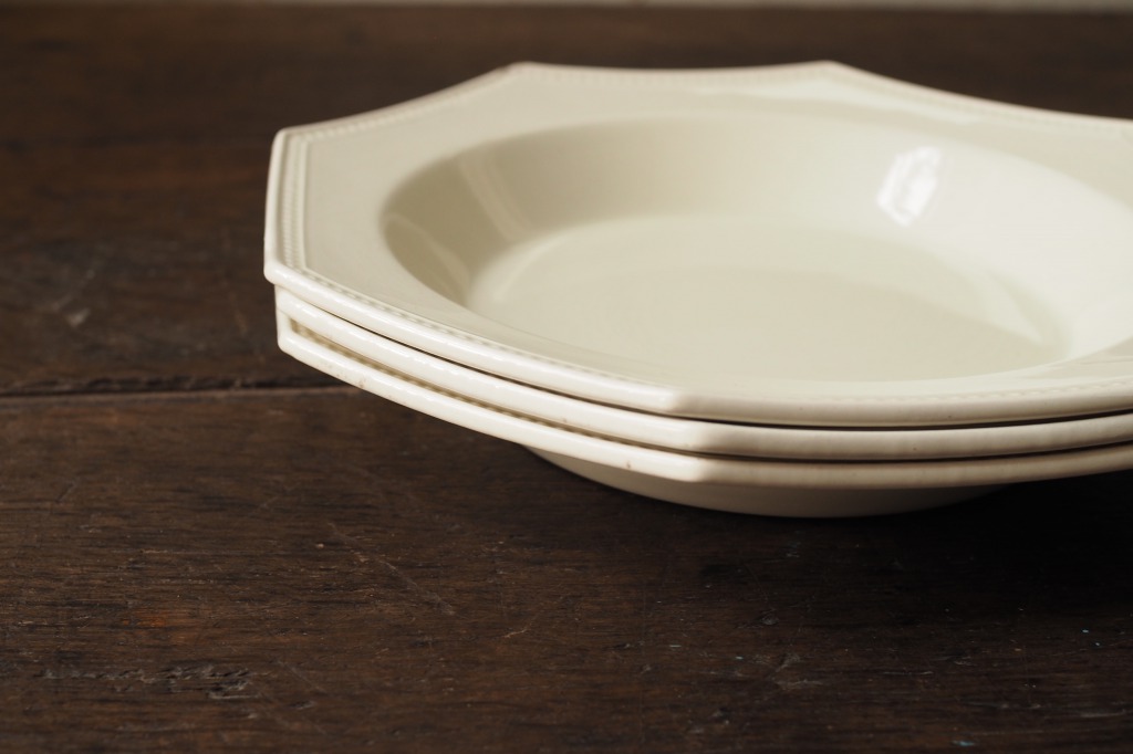 クレイユモントロー オクトゴナル 深皿 Creil&Montereau クレイユ