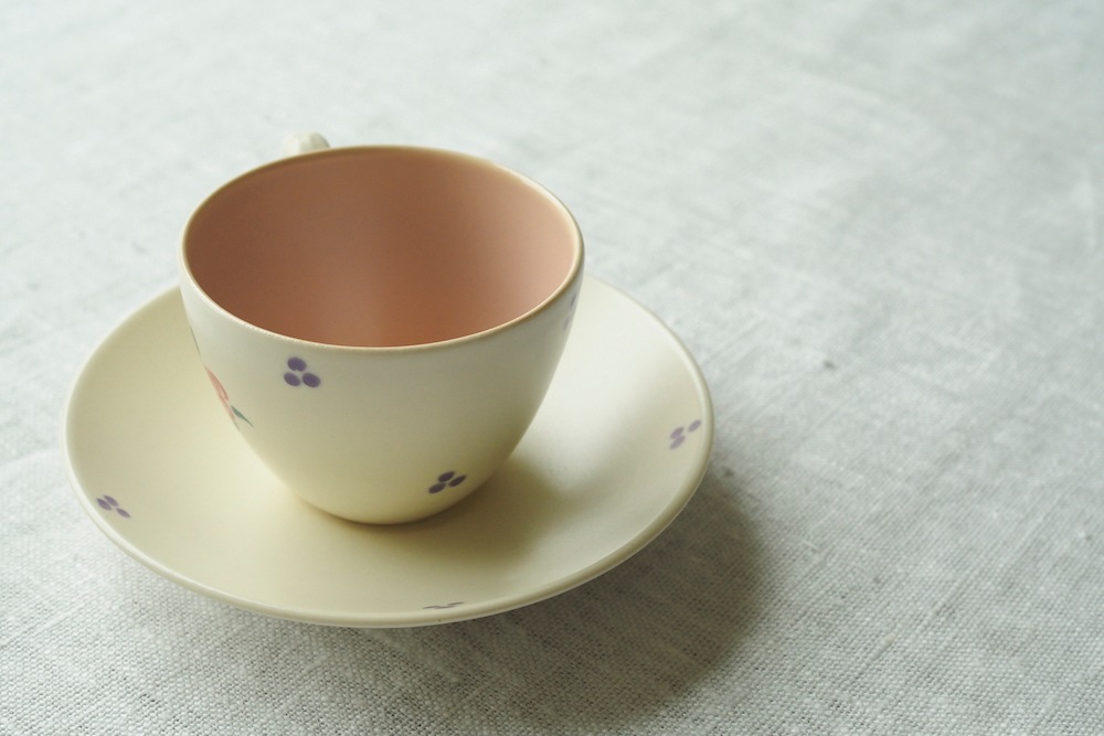 プール POOLE デミタス カップ＆ソーサー ブラウン マット イギリス  