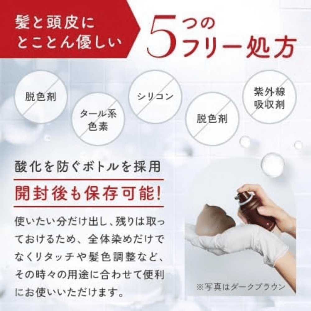 ドクターヘアミカ ヘアカラーフォーム〈ナチュラルブラック