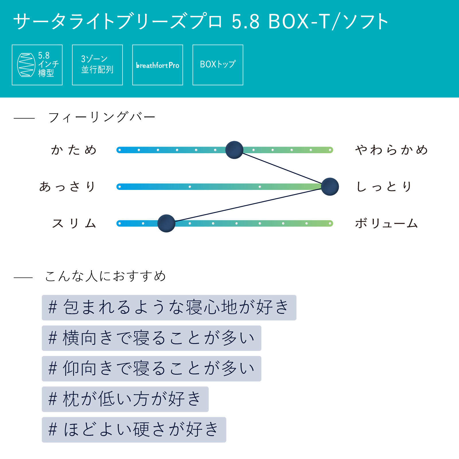 サータライトブリーズプロ 5.8 BOX-T / ソフト