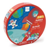 2D&3Dパズル 宇宙 32ピース