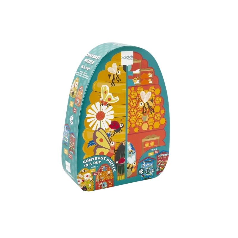 両面パズルミツバチ 20ピース 2種類