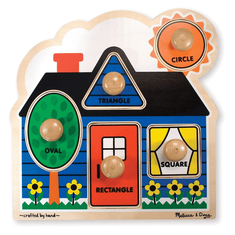 Jumbo Knob Puzzle First Shapes
