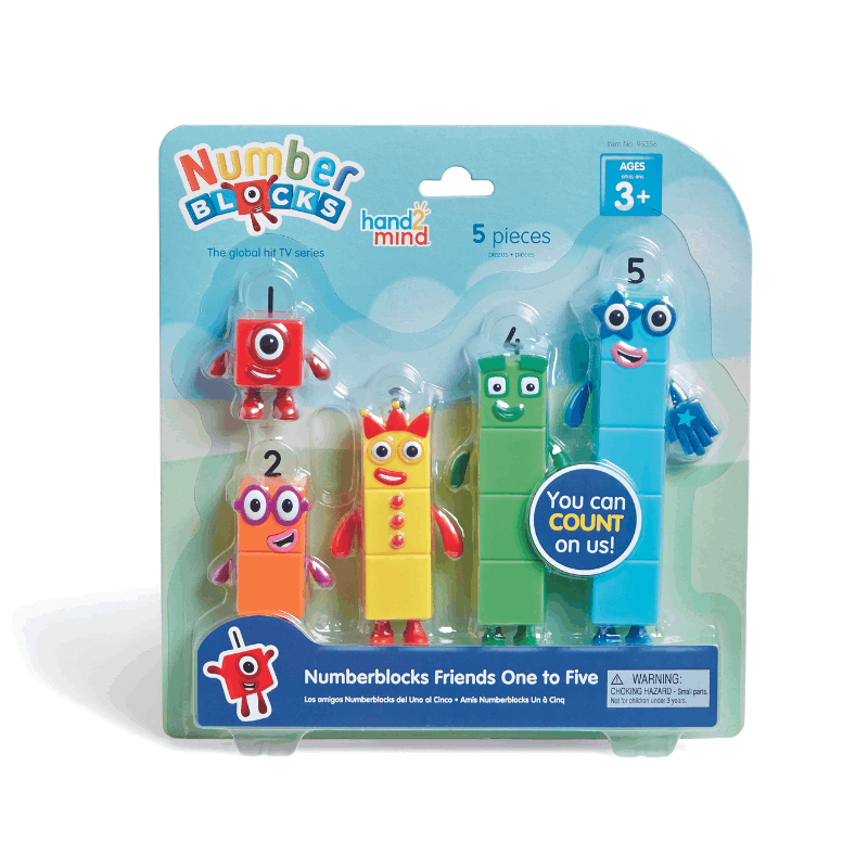 ナンバーブロックスキャラクターフィギュア (1~5) 5個入り