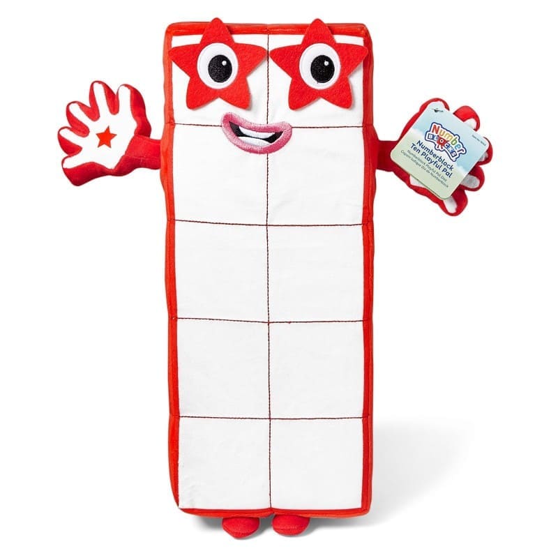 Numberblocks Ten Playful Pal ナンバーブロックス ぬいぐるみ Ten