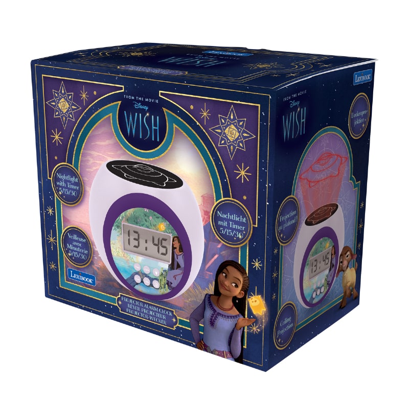 プロジェクター目覚まし時計 ウィッシュ