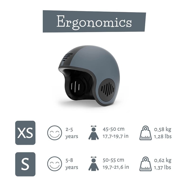 ボビー ヘルメット XSサイズ グレー