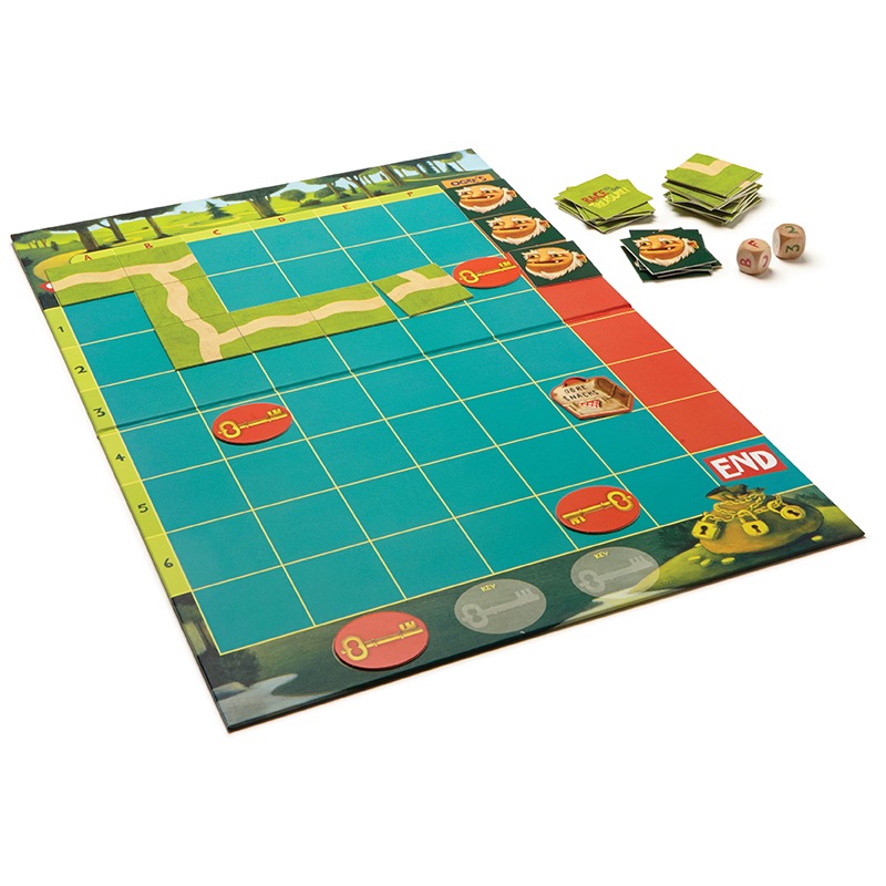 ドレッドパイレーツ　木製ボードゲーム - レーストゥーザトレジャー！（日本語パッケージ）