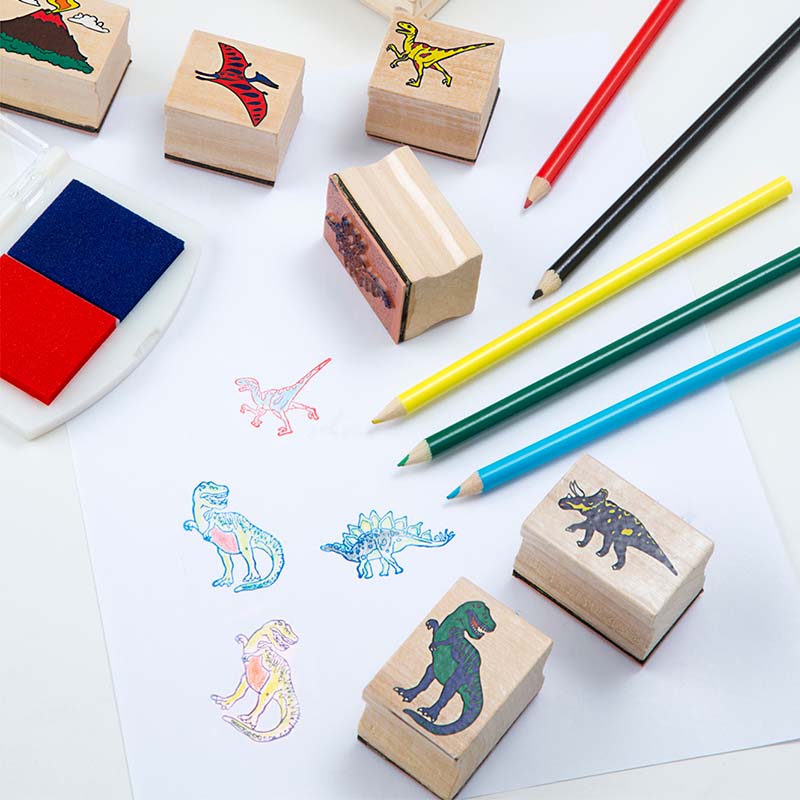 Dinosaur Stamp Set