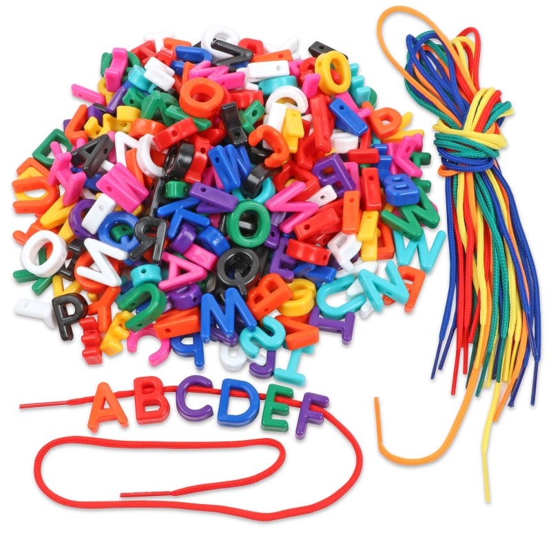 ラーニング リソーシズ(Learning Resources)  おもちゃ 紐通し アルファベット小文字 260ピース入り LER6402 Amazon.co.jp: Lacing Alphabet Lowercase 【知育玩具 おもちゃ