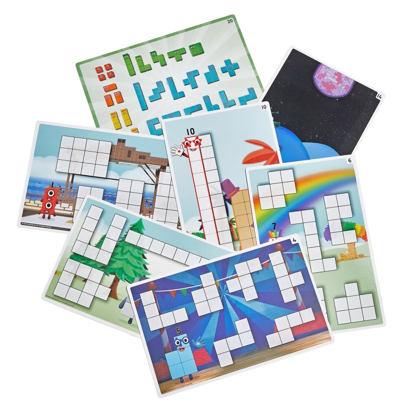 ナンバーブロックス 木製ブロック アクティビティセット