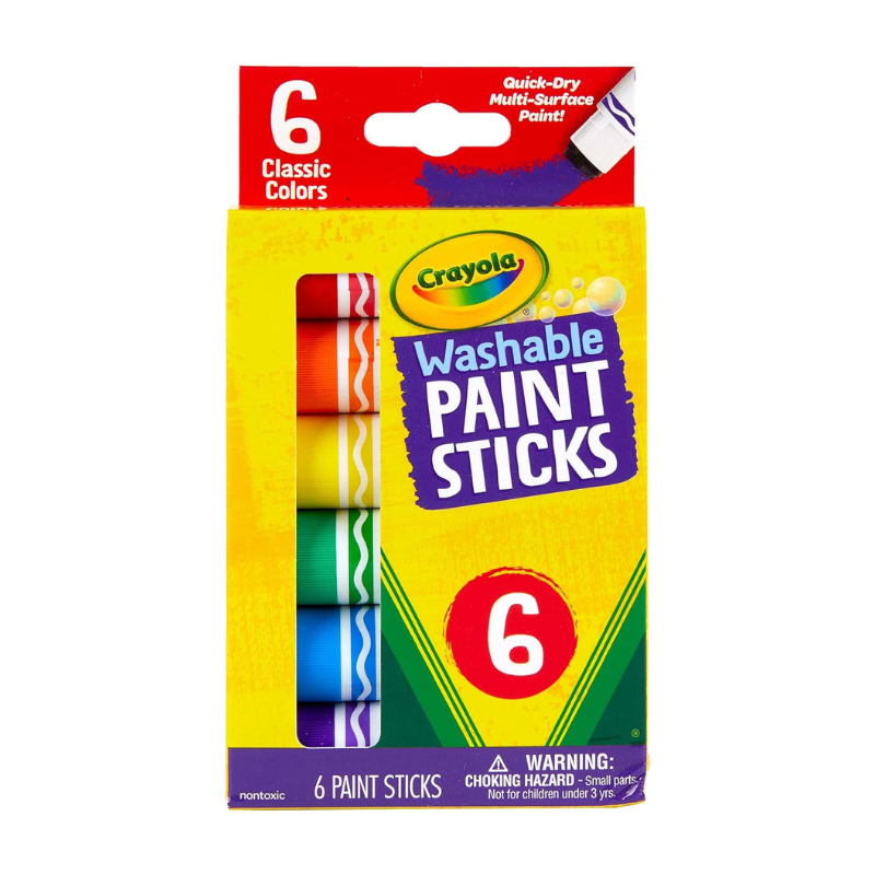 スティックタイプ 絵の具 6色セット