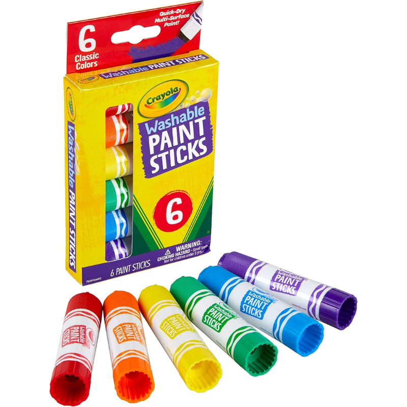 スティックタイプ 絵の具 6色セット