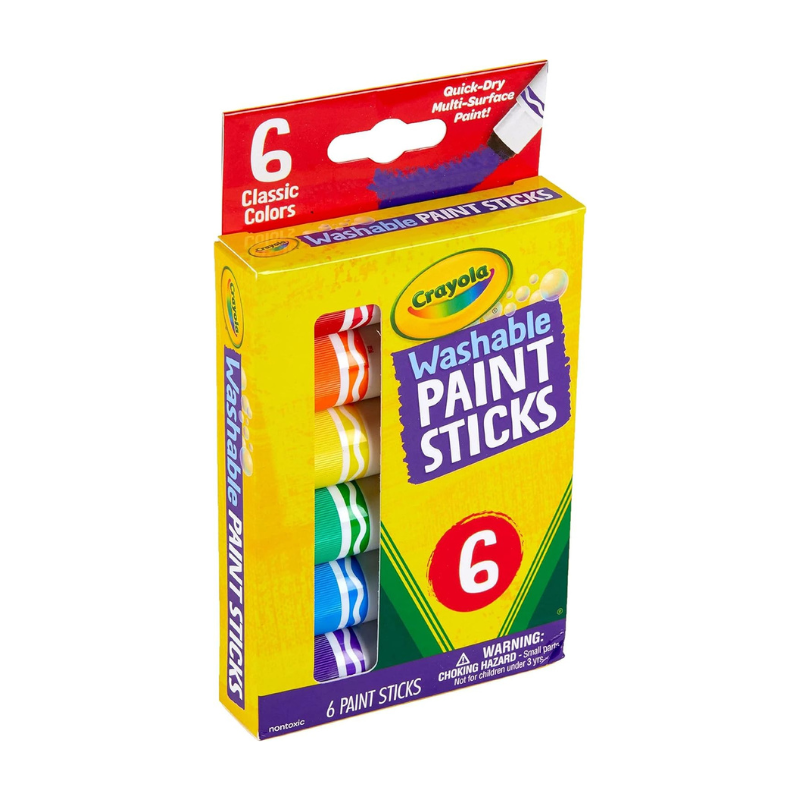 スティックタイプ 絵の具 6色セット