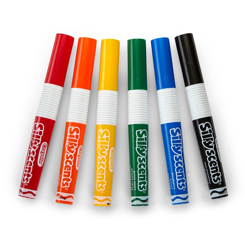 シリーセンツ 水でおとせるビッグマーカー 6色