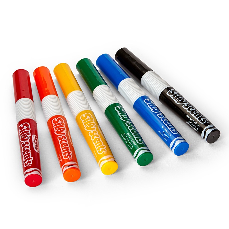 シリーセンツ 水でおとせるビッグマーカー 6色