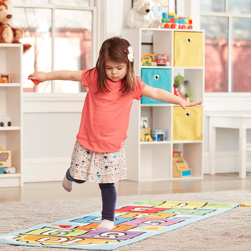 Hop & Count Hopscotch Rug