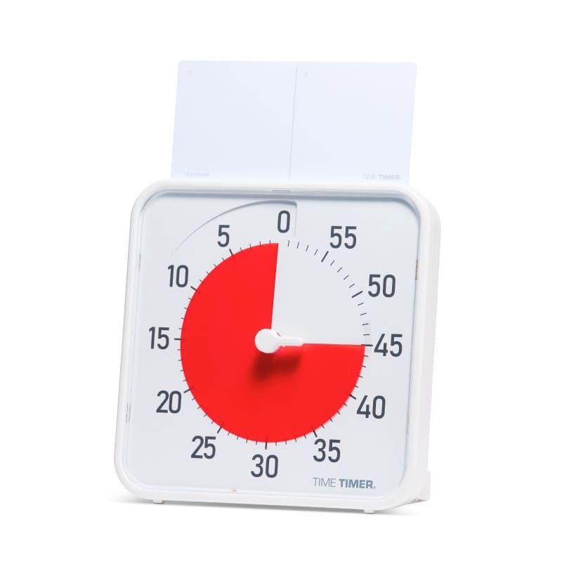タイムタイマー オリジナル 8インチ (White/Red)