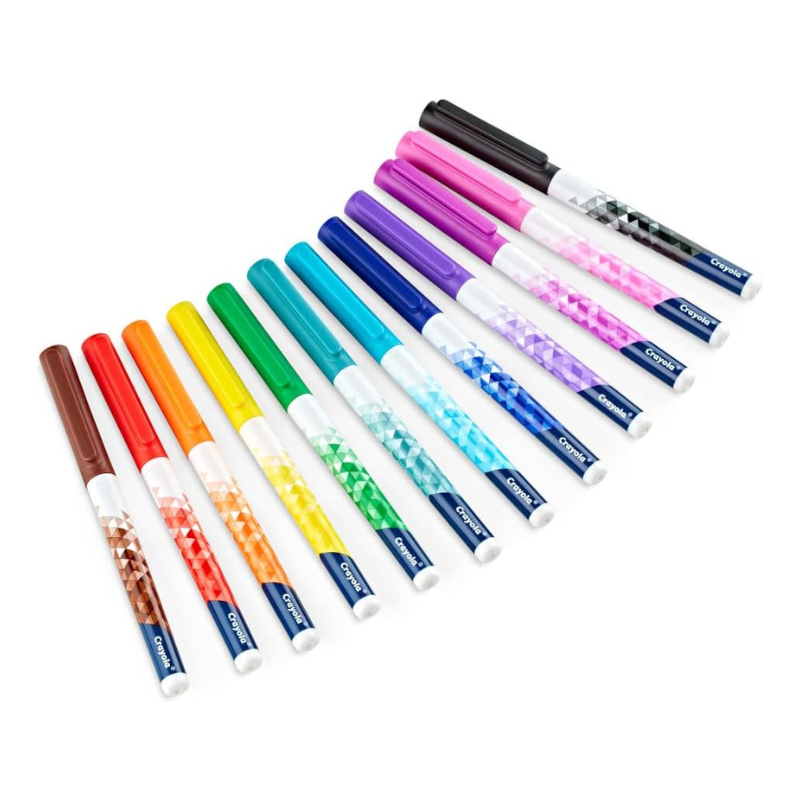 ドゥードゥルマーカー12色極細