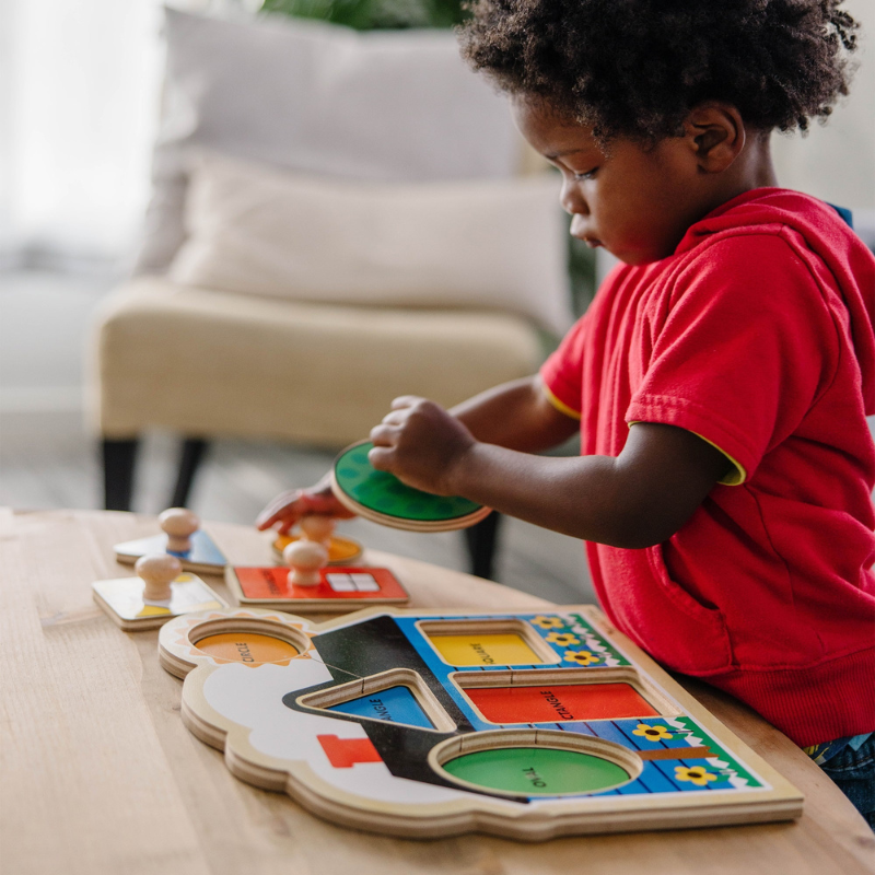 Jumbo Knob Puzzle First Shapes