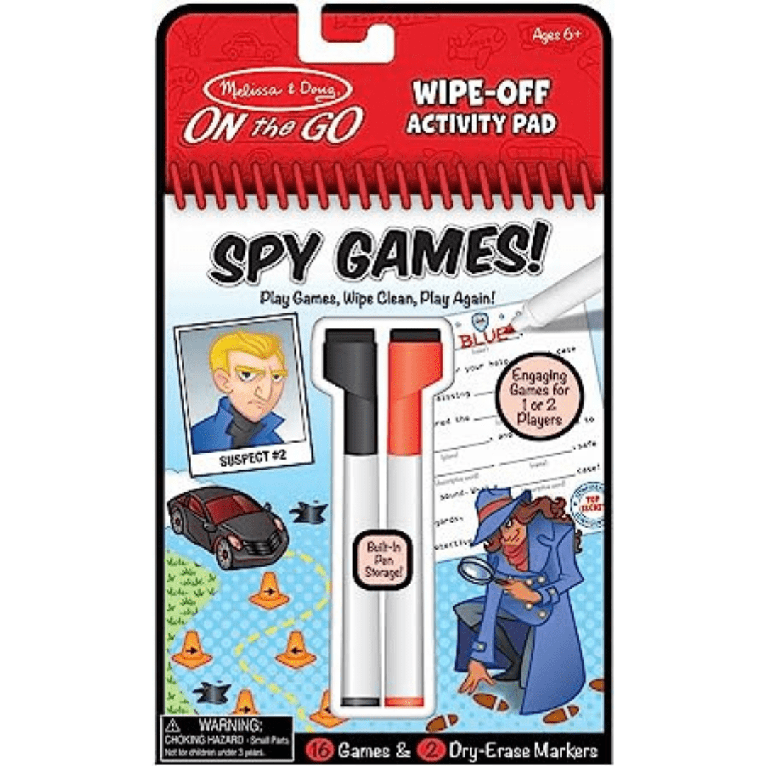Wipe-Off Activity Pad-Spy