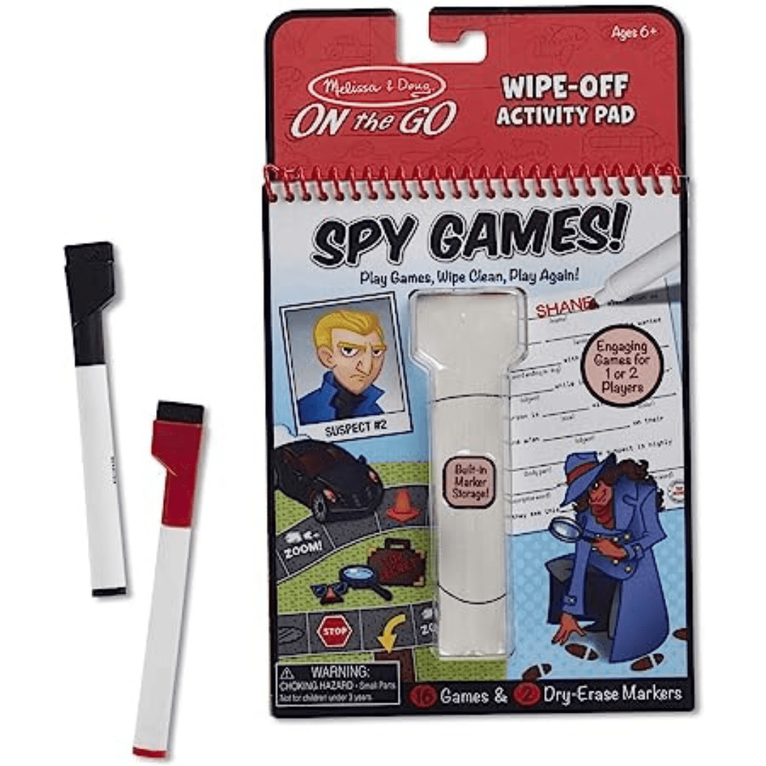 Wipe-Off Activity Pad-Spy