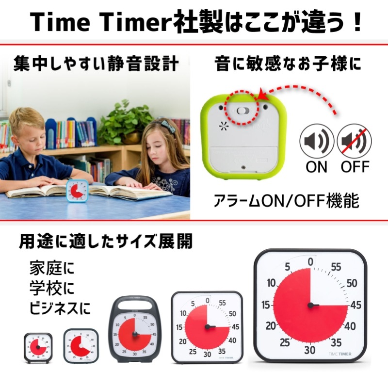タイムタイマーモッド カバー付き (Lime Green)