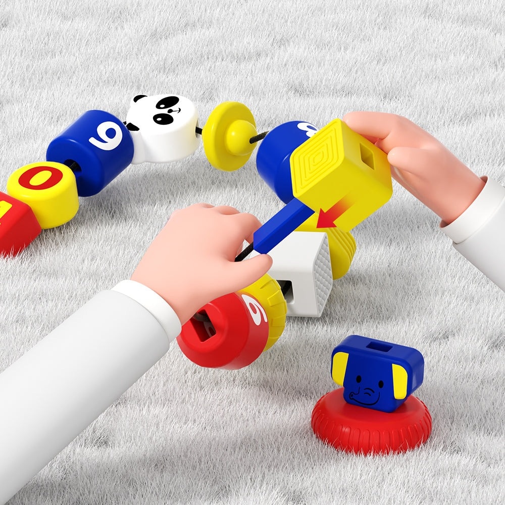 パンダとぞうのスタッキングトイ