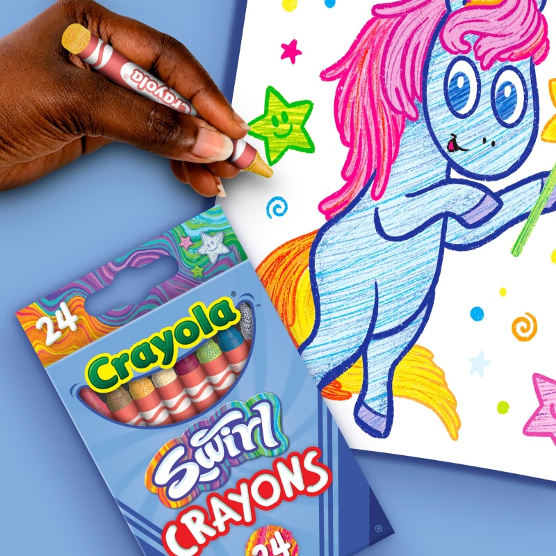 Swirl Crayon 24ct