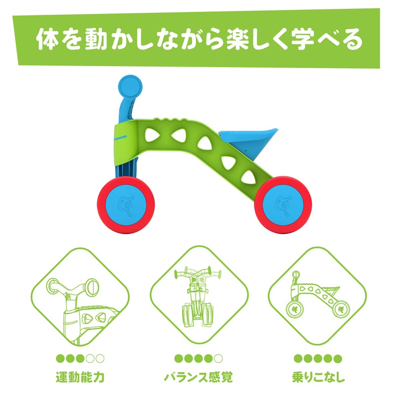 イッチビッチ グリーン/ブルー