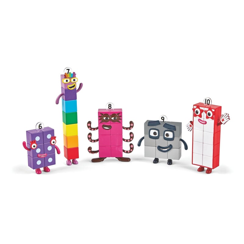 ナンバーブロックスキャラクターフィギュア (6～10) 5個入り